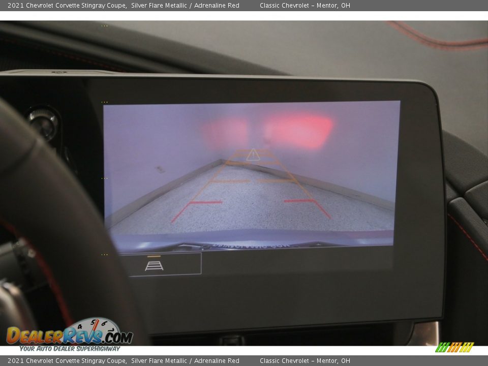 2021 Chevrolet Corvette Stingray Coupe Silver Flare Metallic / Adrenaline Red Photo #13