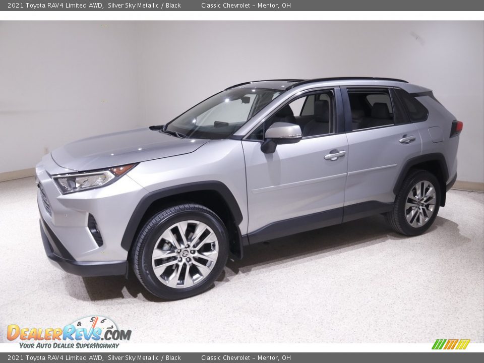 2021 Toyota RAV4 Limited AWD Silver Sky Metallic / Black Photo #3