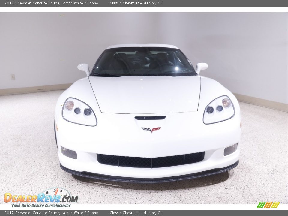 2012 Chevrolet Corvette Coupe Arctic White / Ebony Photo #2