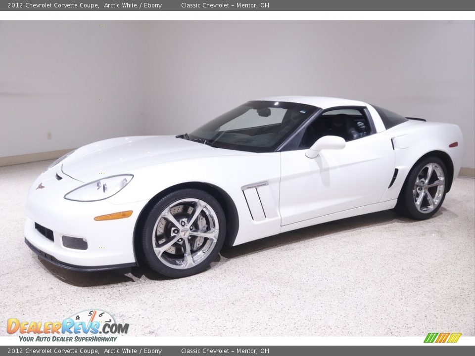 2012 Chevrolet Corvette Coupe Arctic White / Ebony Photo #3