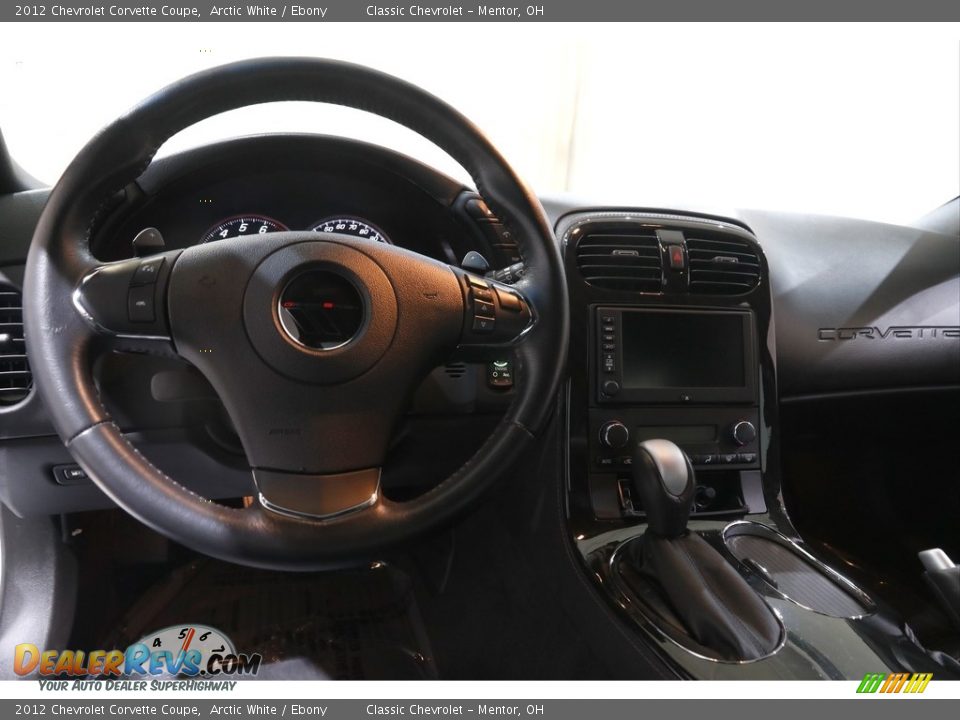 2012 Chevrolet Corvette Coupe Arctic White / Ebony Photo #6