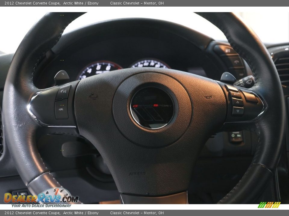 2012 Chevrolet Corvette Coupe Arctic White / Ebony Photo #7