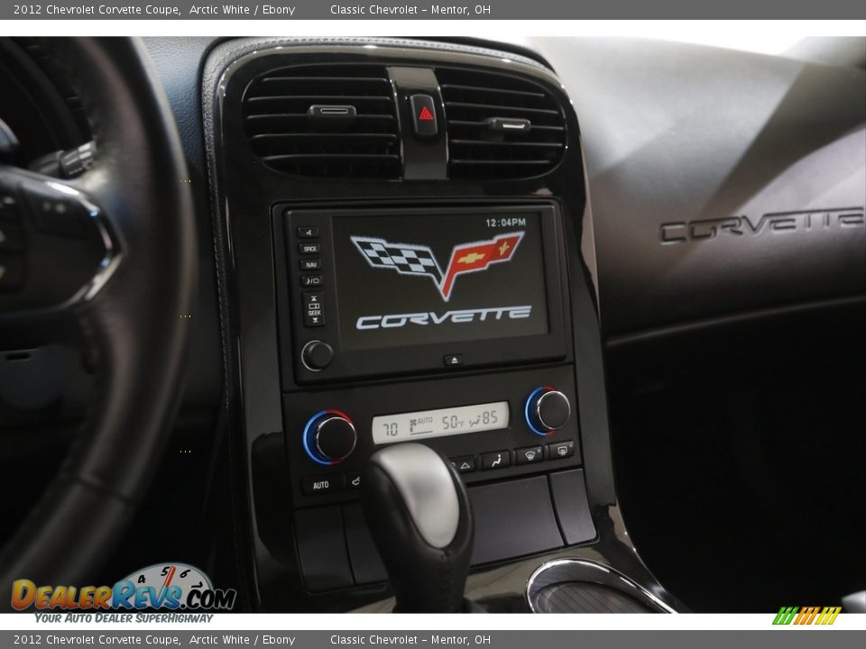 2012 Chevrolet Corvette Coupe Arctic White / Ebony Photo #9