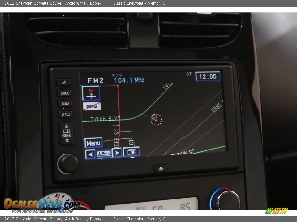 2012 Chevrolet Corvette Coupe Arctic White / Ebony Photo #11