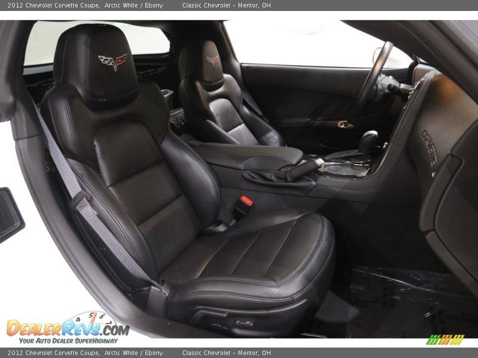2012 Chevrolet Corvette Coupe Arctic White / Ebony Photo #15
