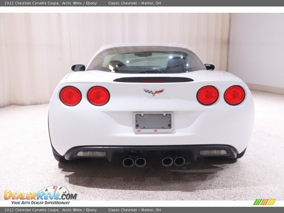 2012 Chevrolet Corvette Coupe Arctic White / Ebony Photo #16