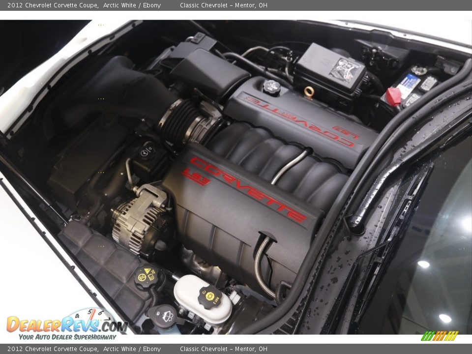 2012 Chevrolet Corvette Coupe Arctic White / Ebony Photo #17