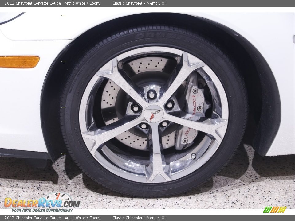 2012 Chevrolet Corvette Coupe Arctic White / Ebony Photo #19