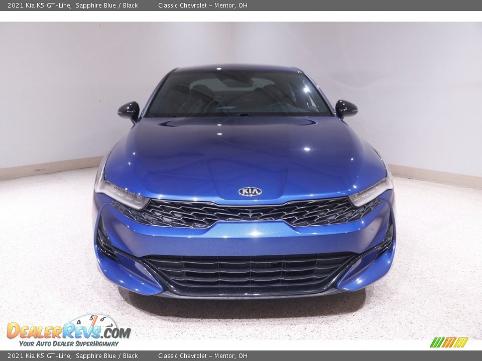 2021 Kia K5 GT-Line Sapphire Blue / Black Photo #2