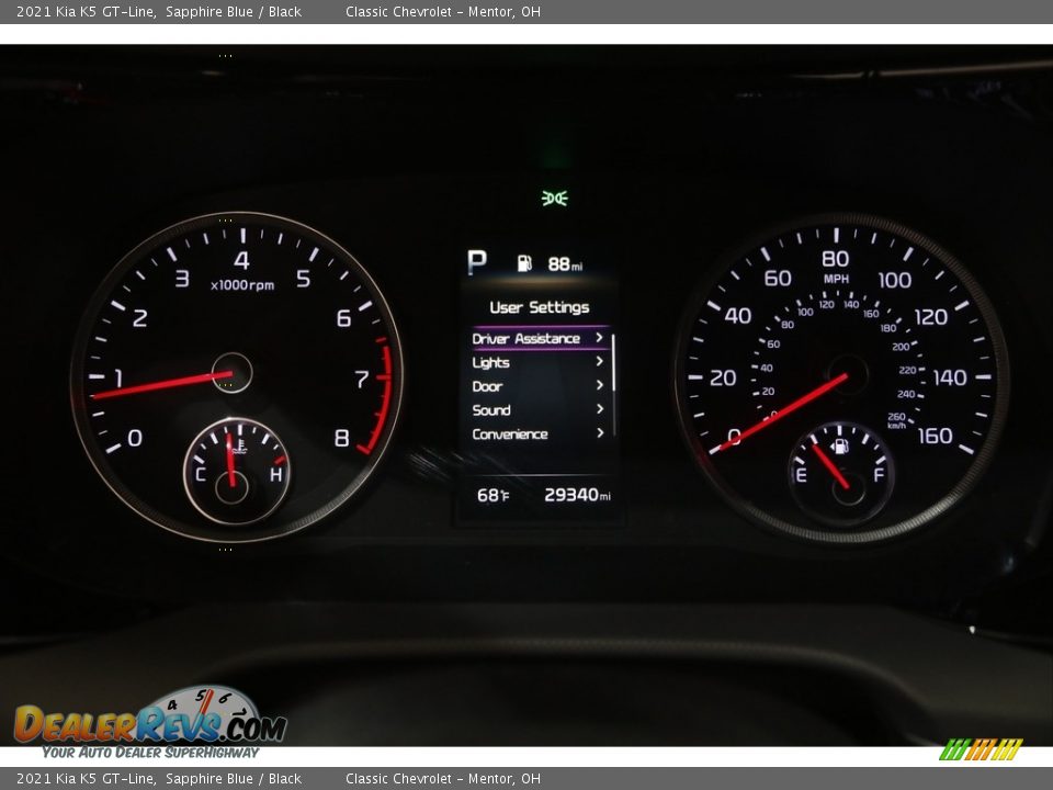 2021 Kia K5 GT-Line Gauges Photo #8