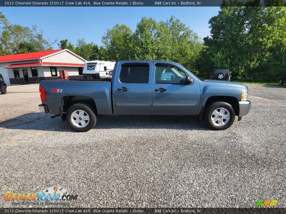 2013 Chevrolet Silverado 1500 LT Crew Cab 4x4 Blue Granite Metallic / Ebony Photo #5