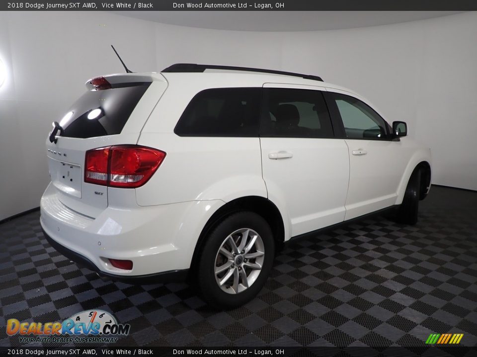 2018 Dodge Journey SXT AWD Vice White / Black Photo #10