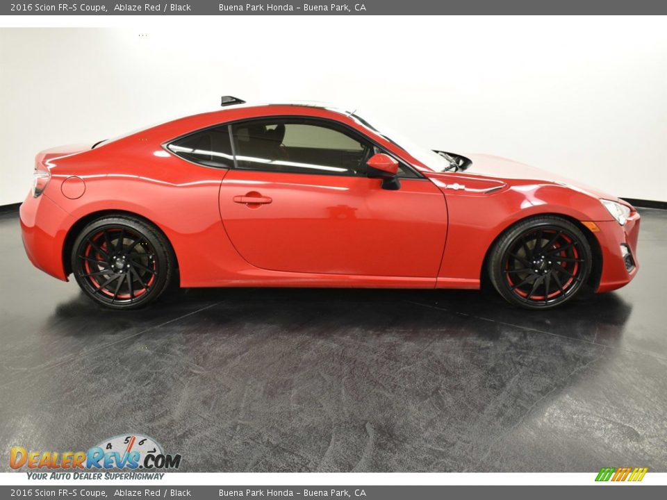 2016 Scion FR-S Coupe Ablaze Red / Black Photo #8