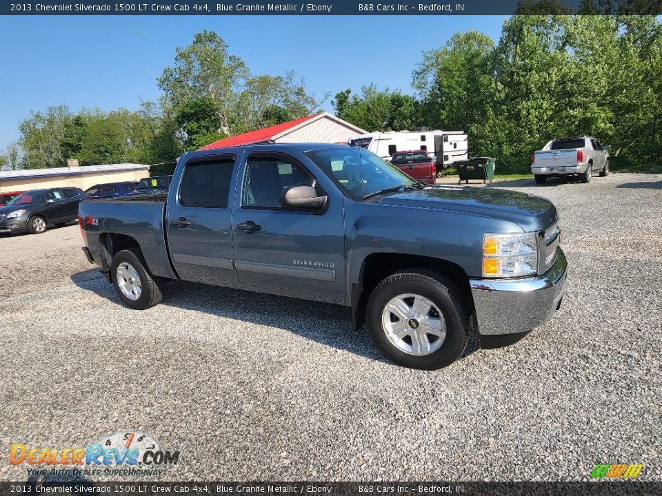 2013 Chevrolet Silverado 1500 LT Crew Cab 4x4 Blue Granite Metallic / Ebony Photo #6