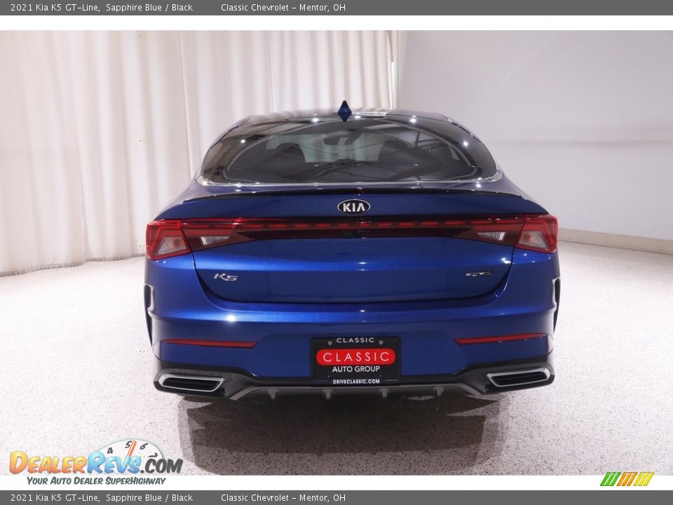 2021 Kia K5 GT-Line Sapphire Blue / Black Photo #17