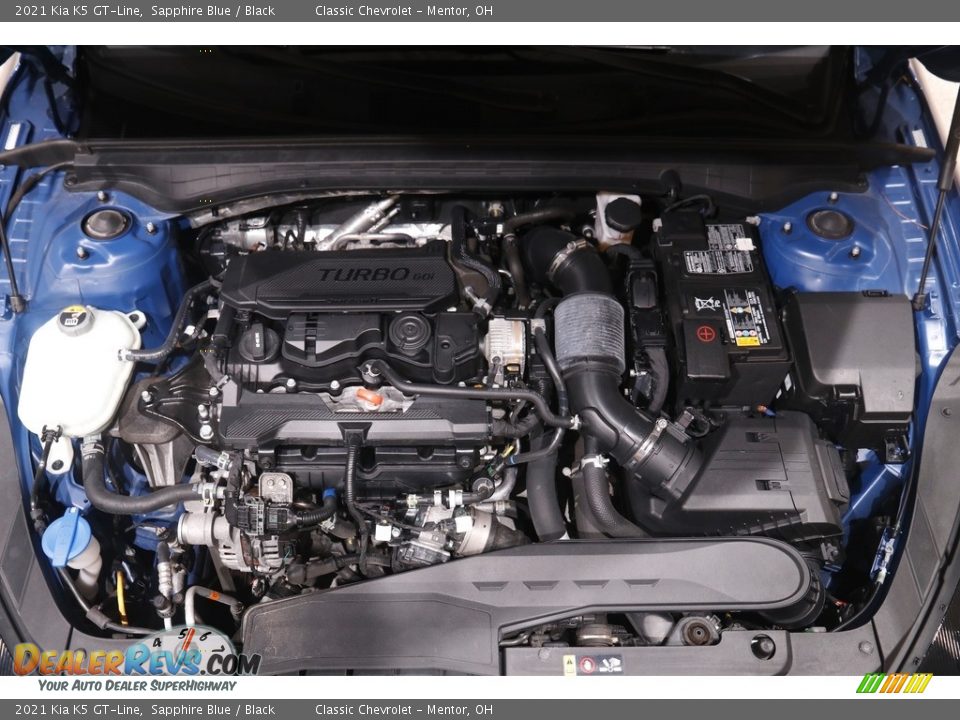 2021 Kia K5 GT-Line 1.6 Liter Turbocharged DOHC 16-Valve CVVD 4 Cylinder Engine Photo #18