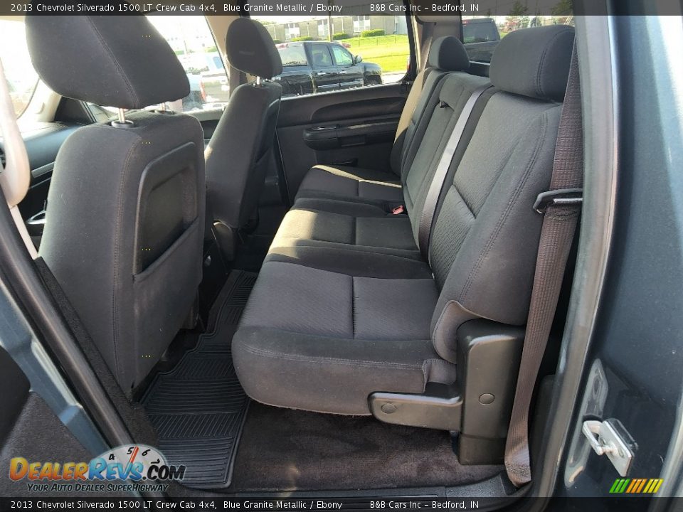 2013 Chevrolet Silverado 1500 LT Crew Cab 4x4 Blue Granite Metallic / Ebony Photo #15
