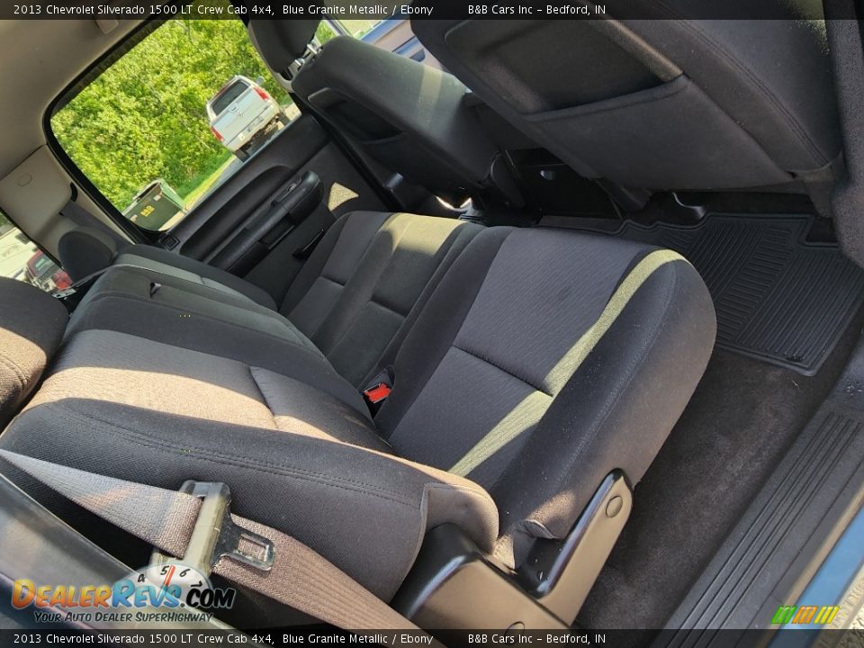 2013 Chevrolet Silverado 1500 LT Crew Cab 4x4 Blue Granite Metallic / Ebony Photo #18