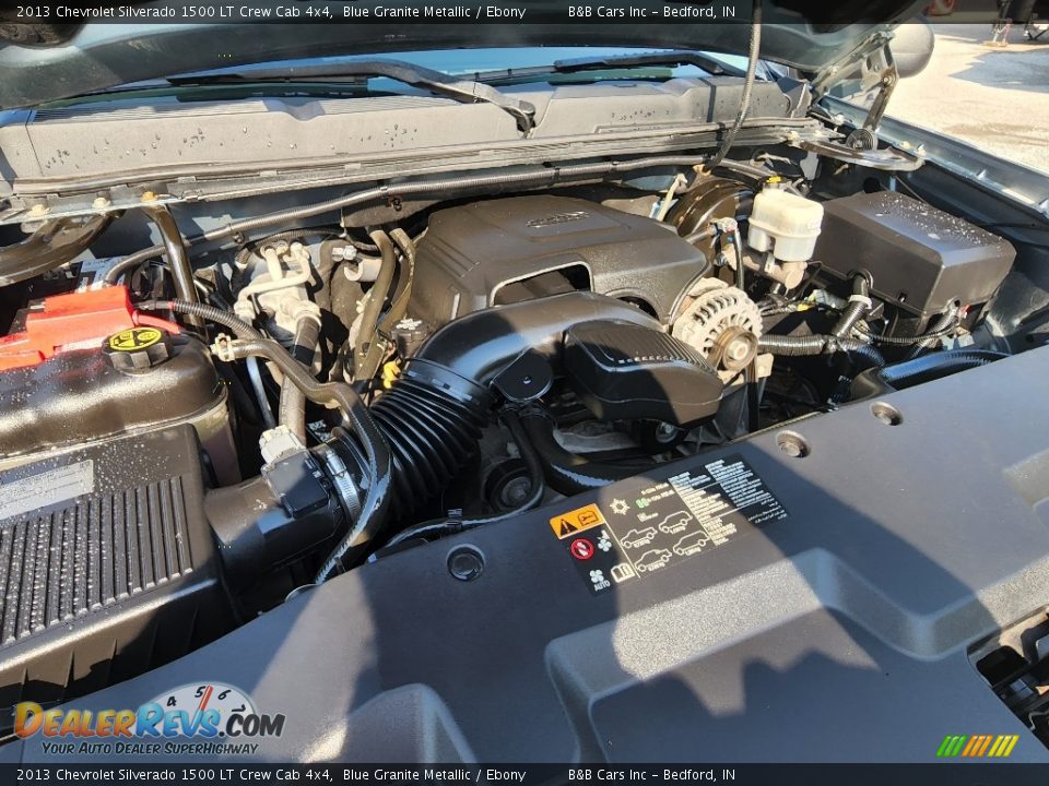 2013 Chevrolet Silverado 1500 LT Crew Cab 4x4 Blue Granite Metallic / Ebony Photo #22