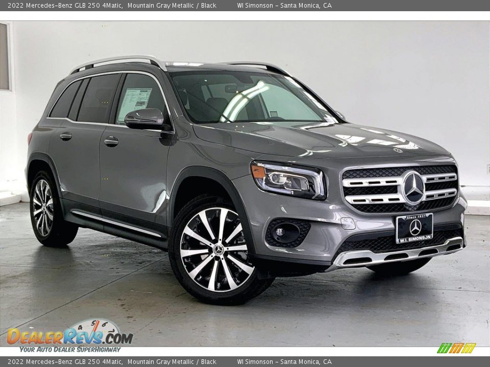 2022 Mercedes-Benz GLB 250 4Matic Mountain Gray Metallic / Black Photo #12