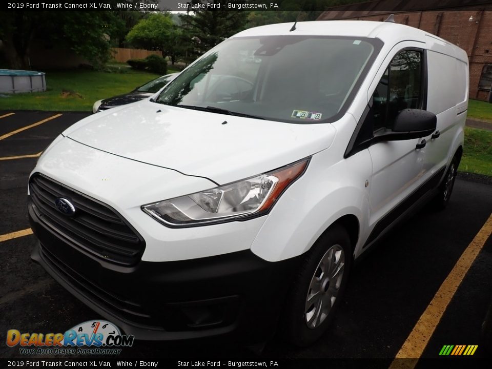 2019 Ford Transit Connect XL Van White / Ebony Photo #1