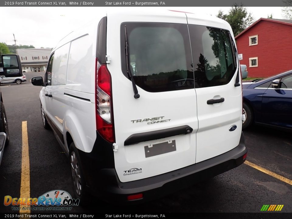 2019 Ford Transit Connect XL Van White / Ebony Photo #2