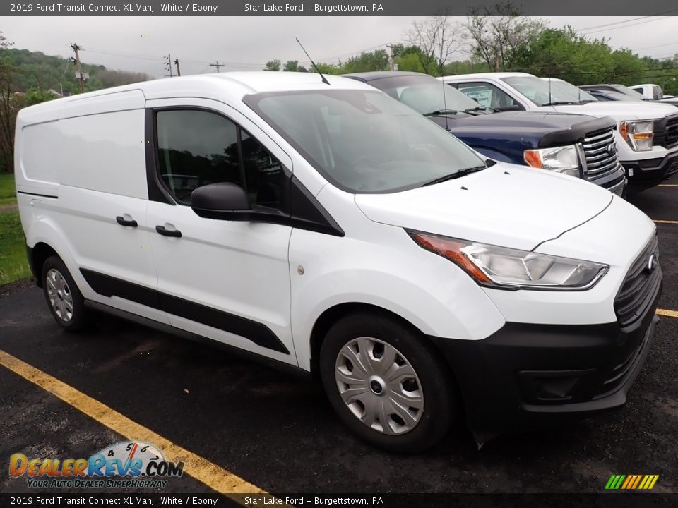 2019 Ford Transit Connect XL Van White / Ebony Photo #4