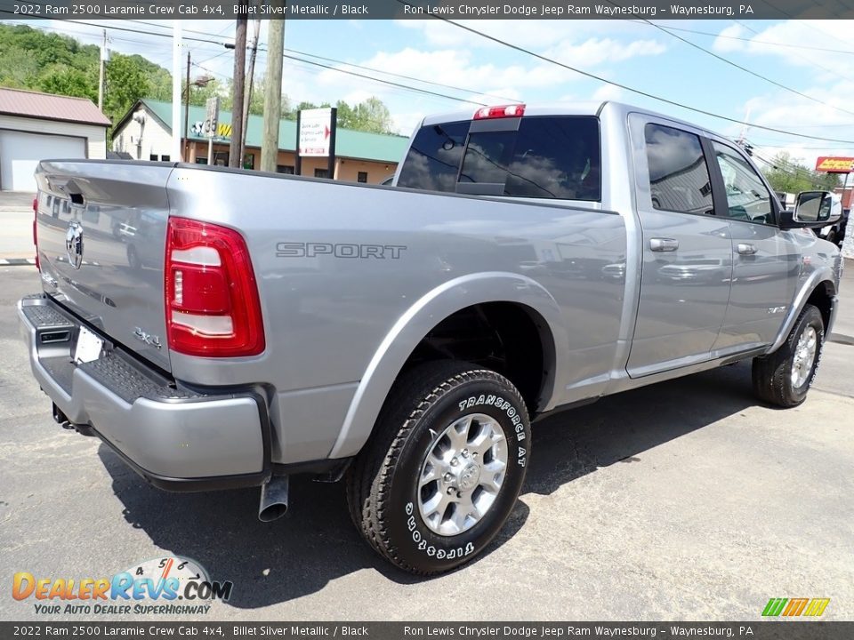 2022 Ram 2500 Laramie Crew Cab 4x4 Billet Silver Metallic / Black Photo #5