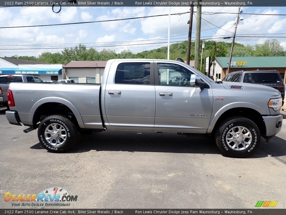 2022 Ram 2500 Laramie Crew Cab 4x4 Billet Silver Metallic / Black Photo #6