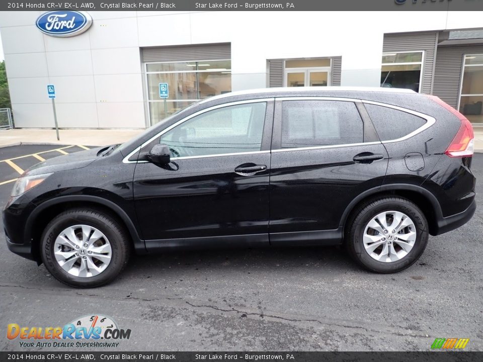 2014 Honda CR-V EX-L AWD Crystal Black Pearl / Black Photo #2