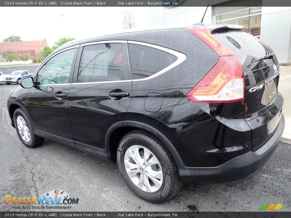 2014 Honda CR-V EX-L AWD Crystal Black Pearl / Black Photo #3