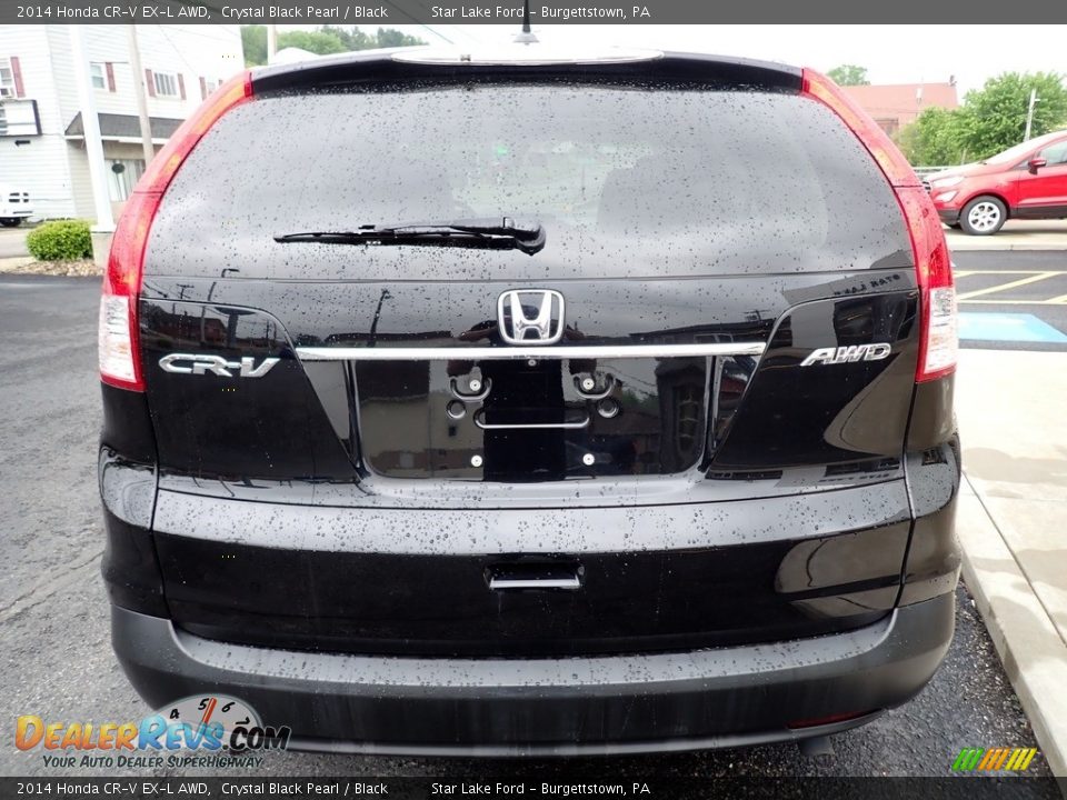 2014 Honda CR-V EX-L AWD Crystal Black Pearl / Black Photo #4