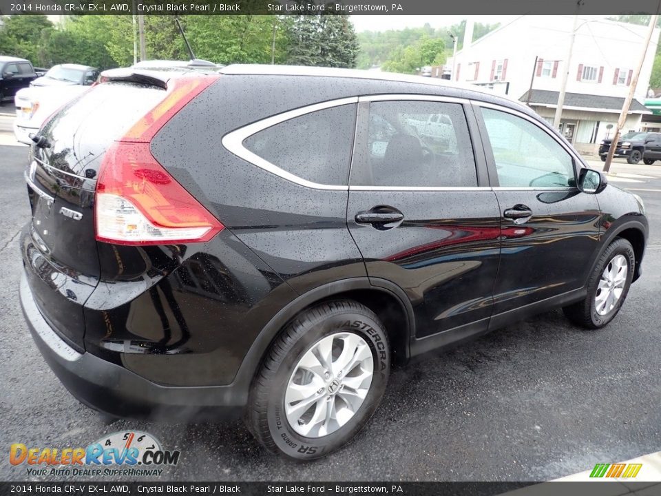2014 Honda CR-V EX-L AWD Crystal Black Pearl / Black Photo #6