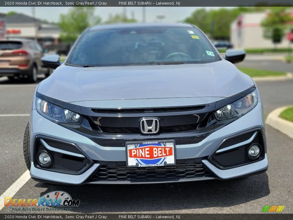 2020 Honda Civic EX Hatchback Sonic Gray Pearl / Gray Photo #2