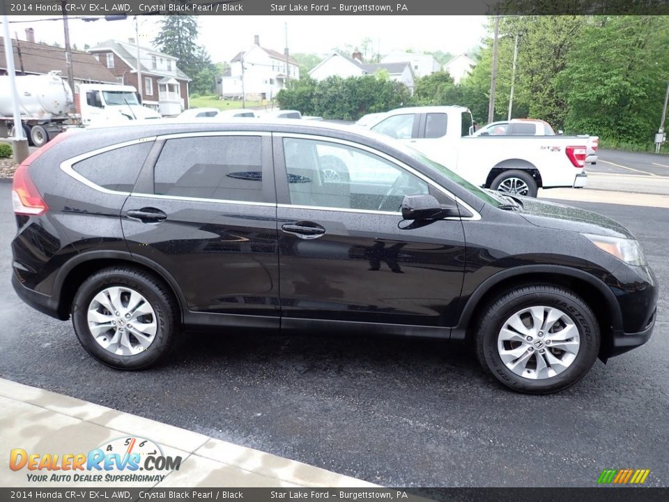 2014 Honda CR-V EX-L AWD Crystal Black Pearl / Black Photo #7