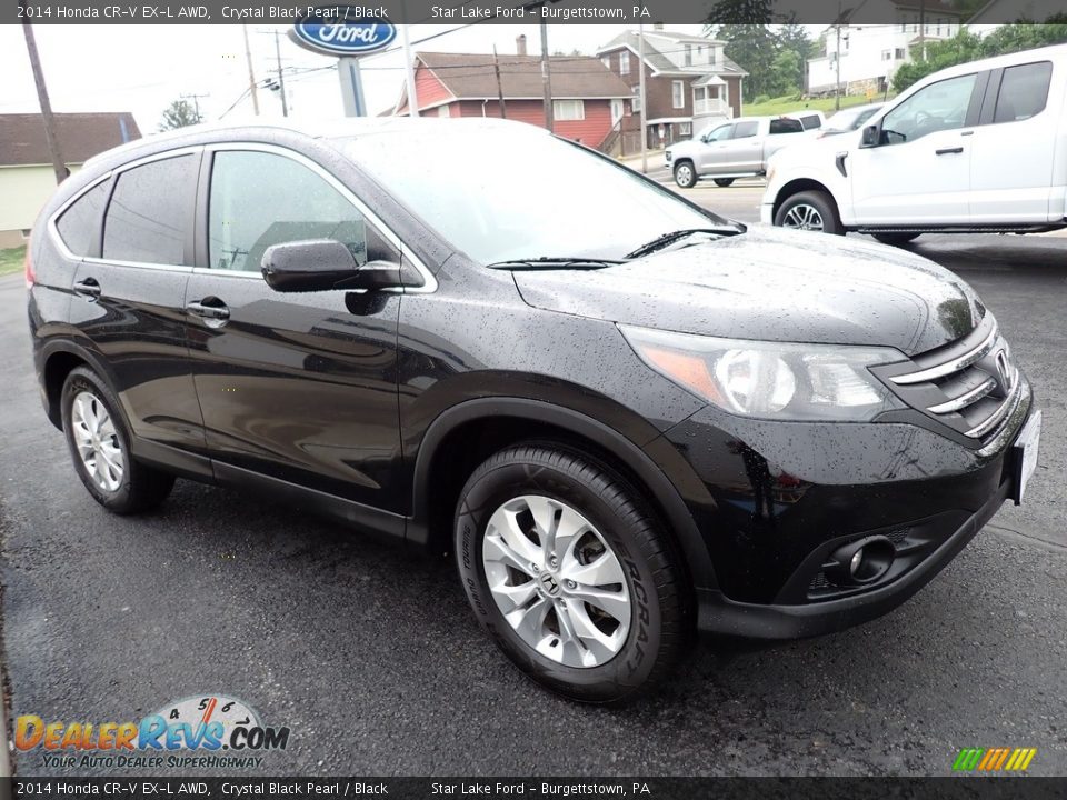 2014 Honda CR-V EX-L AWD Crystal Black Pearl / Black Photo #8