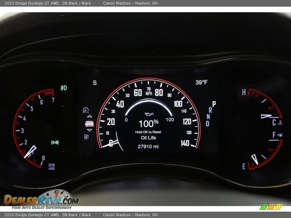2020 Dodge Durango GT AWD DB Black / Black Photo #8