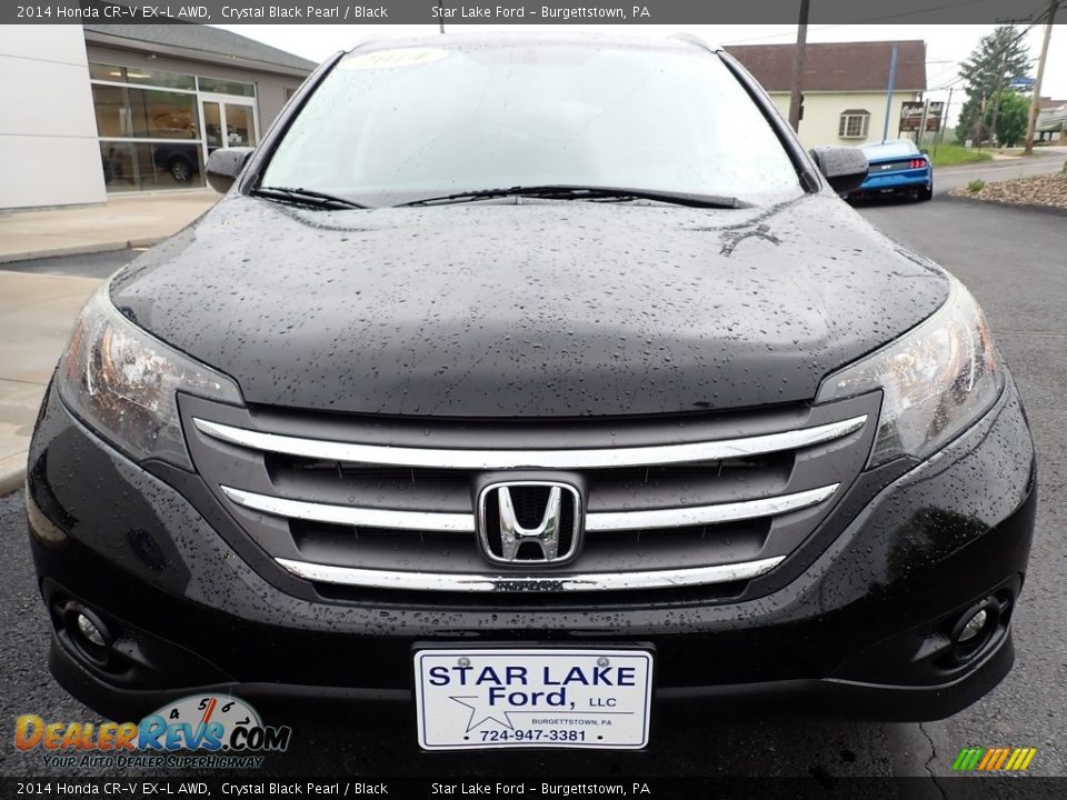 2014 Honda CR-V EX-L AWD Crystal Black Pearl / Black Photo #9