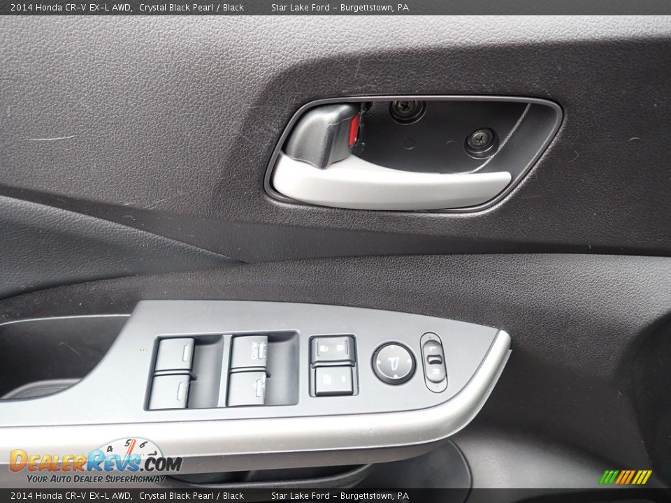 2014 Honda CR-V EX-L AWD Crystal Black Pearl / Black Photo #13