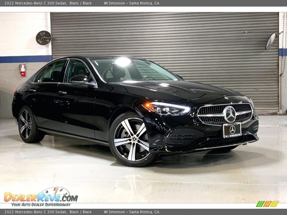 2022 Mercedes-Benz C 300 Sedan Black / Black Photo #12