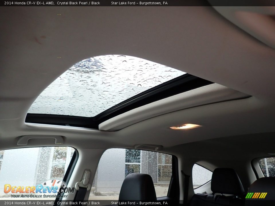 2014 Honda CR-V EX-L AWD Crystal Black Pearl / Black Photo #16