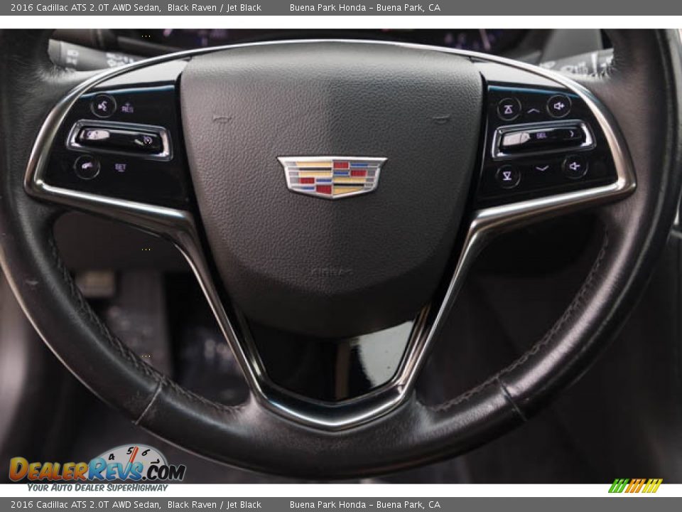 2016 Cadillac ATS 2.0T AWD Sedan Steering Wheel Photo #13