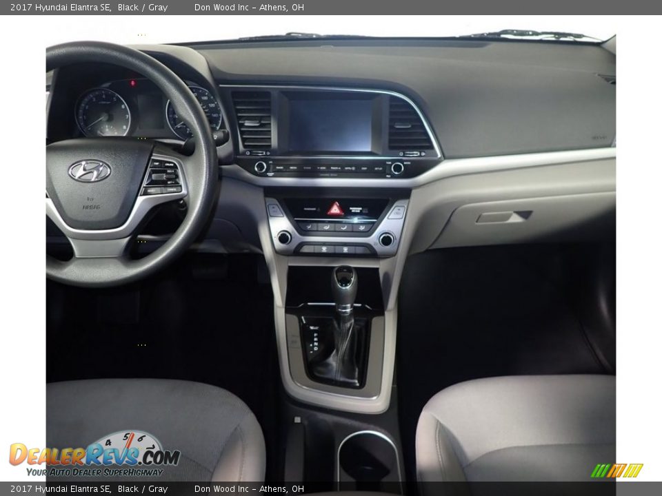 2017 Hyundai Elantra SE Black / Gray Photo #26