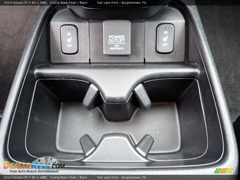 2014 Honda CR-V EX-L AWD Crystal Black Pearl / Black Photo #17