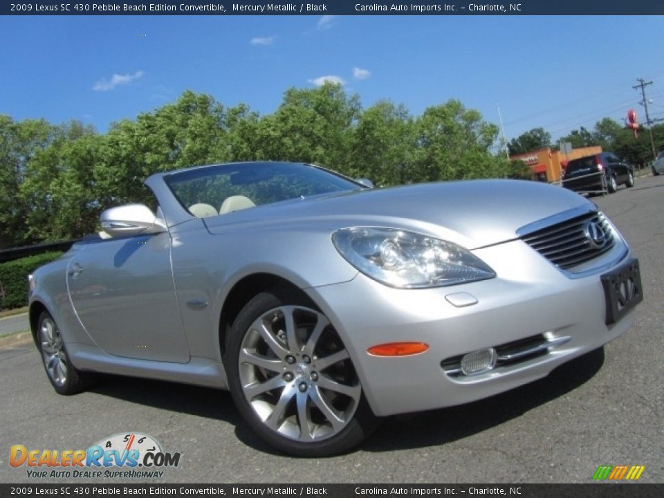 2009 Lexus SC 430 Pebble Beach Edition Convertible Mercury Metallic / Black Photo #2