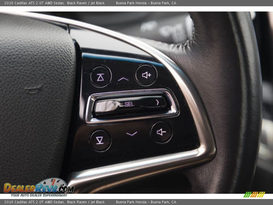 2016 Cadillac ATS 2.0T AWD Sedan Steering Wheel Photo #15