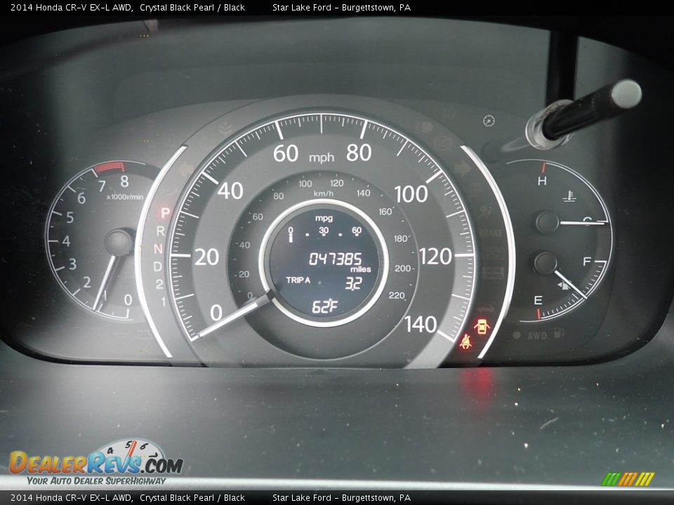 2014 Honda CR-V EX-L AWD Crystal Black Pearl / Black Photo #20