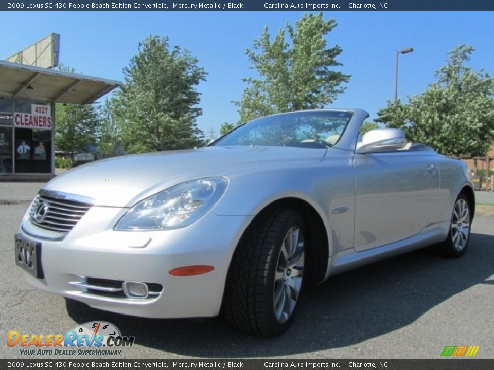 2009 Lexus SC 430 Pebble Beach Edition Convertible Mercury Metallic / Black Photo #6