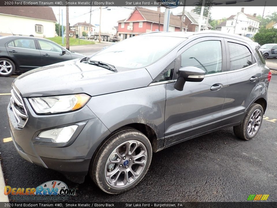 2020 Ford EcoSport Titanium 4WD Smoke Metallic / Ebony Black Photo #1