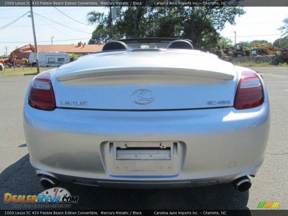 2009 Lexus SC 430 Pebble Beach Edition Convertible Mercury Metallic / Black Photo #9